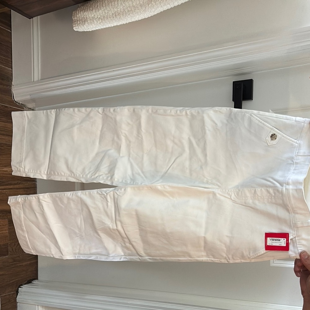 SPANX White Ankle & Cropped Jeans